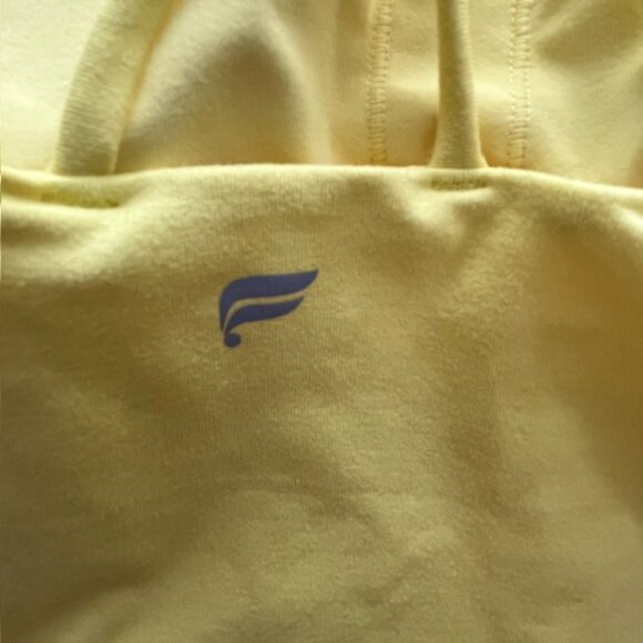 Fabletics Yellow Strappy Tank with Built in Bra- Size M - Picture 5 of 12